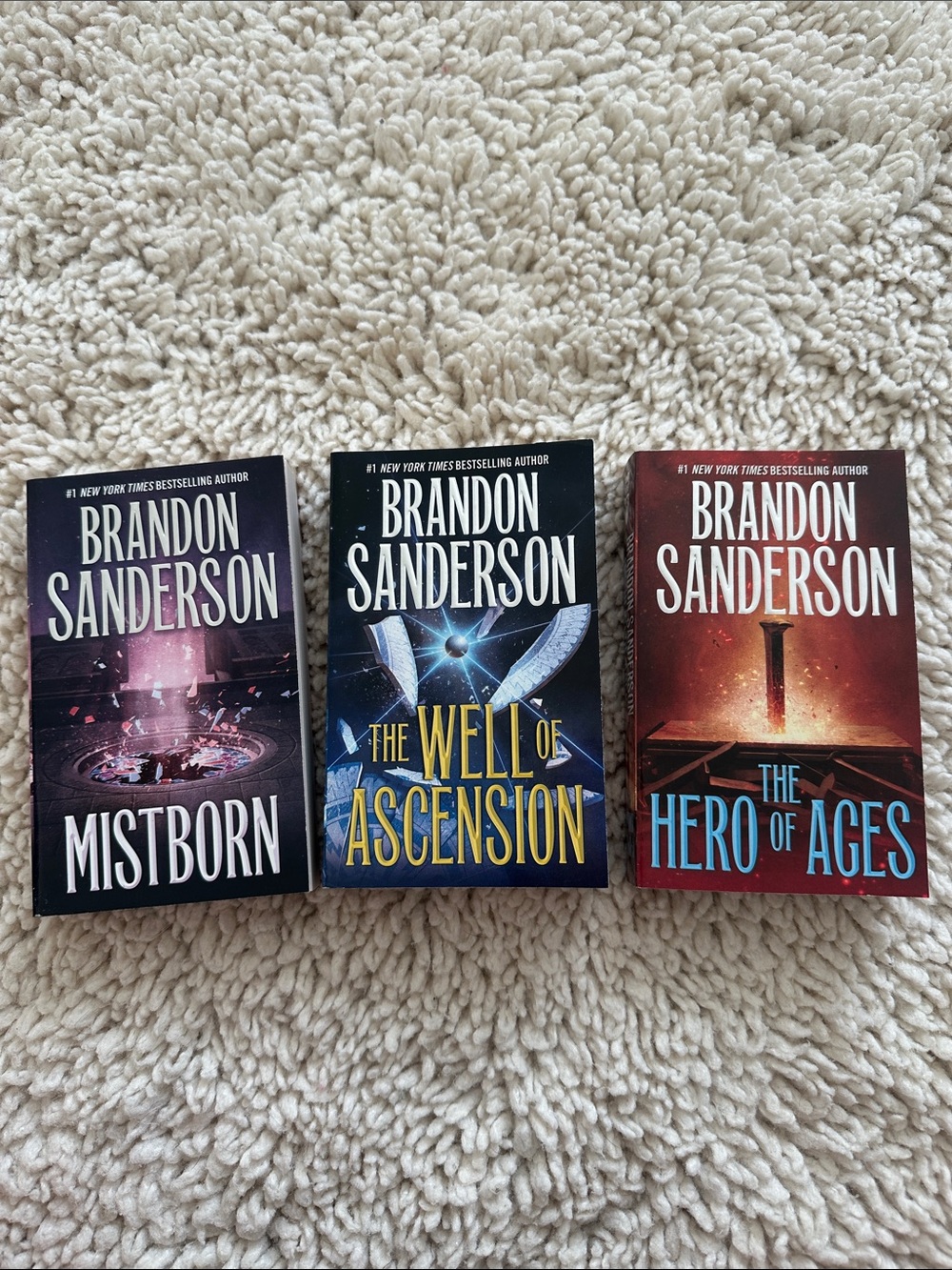 Brandon Sanderson Mistborn series